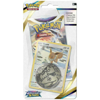 Pokemon TCG - Sword & Shield 9 Brilliant Stars - Checklane Blister - Eevee