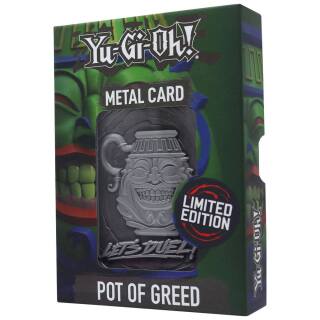 Yu-Gi-Oh! Limited Edition Replica Card Pot of Greed