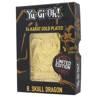 Yu-Gi-Oh! Limited Edition 24K Gold Plated Collectible - Black Skull Dragon