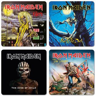 Σουβέρ Coaster - Iron Maiden (4pcs)