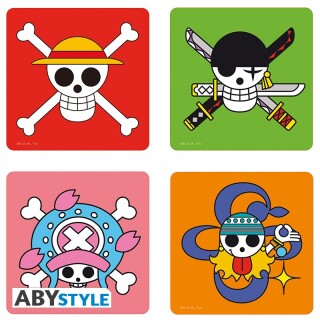 Σουβέρ Coaster - One Piece - Skulls (8pcs)