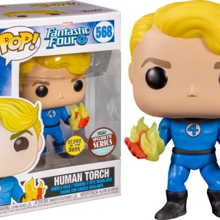Φιγούρα Funko POP! Marvel - Fantastic Four - Human Torch (Glows in the Dark) (Specialty Series) #568