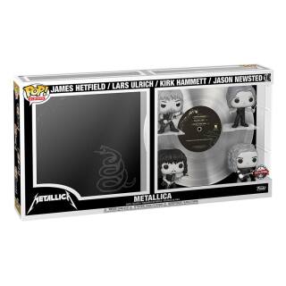 Φιγούρα Funko POP! Albums Deluxe Covers - Metallica - Black Album (B & W) - James Hetfield / Lars Ulrich / Kirk Hammett / Jason Newsted (Funko Special Edition) #18