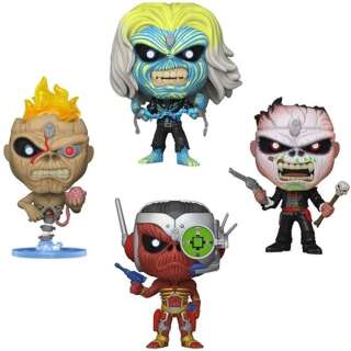 Φιγούρα Funko POP! Iron Maiden - Live After Death / Seventh Son / Nights of the Dead / Somewhere in Time Eddie (Glows in the Dark) (Funko Special Edition) 4-Pack