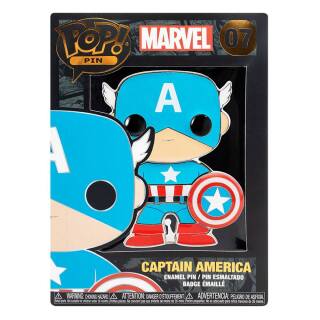 Φιγούρα Funko POP! Marvel - Captain America #07 Large Enamel Pin