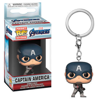 Φιγούρα Funko Pocket POP! Marvel - Avengers Endgame - Captain America (Quantum Realm Suit) Vinyl Figure Keychain