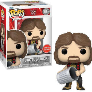 Φιγούρα Funko Pop! WWE - Cactus Jack (with Trash Can) (with Pin) (Gamestop Exclusive) #105