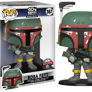 Φιγούρα Funko POP! Jumbo (25cm) Star Wars - 40Years Empire Strikes Back - Boba Fett (Special Edition) #367