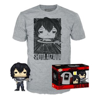 Φιγούρα Funko POP! & Tee Box - My Hero Academia - Shota Aizawa (Metallic) (L)
