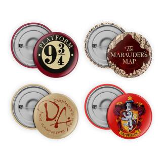 Harry Potter - Pin-Back Buttons 4-Pack