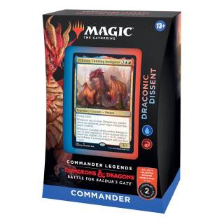 MtG TCG - Commander Deck -  Commander Legends - Battle for Baldur's Gate - Draconic Dissent