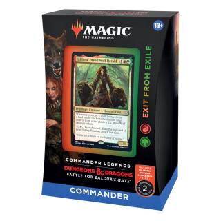 MtG TCG - Commander Deck -  Commander Legends - Battle for Baldur's Gate - Exit from Exile
