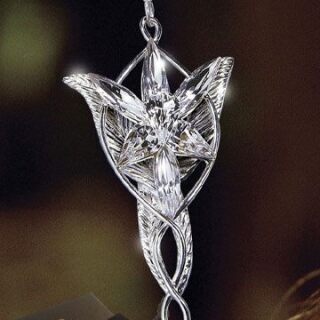 Necklace Lord of the Rings - Arwen's Evenstar Pendant (Silver Plated)