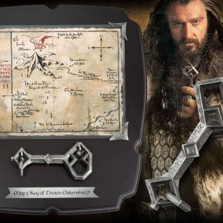 Lord of the Rings - Thorins Oakenshields Map and Key Deluxe (38x33cm)