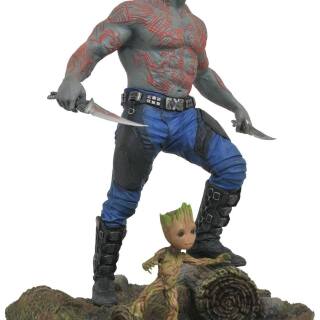 Marvel Diorama - Guardians of the Galaxy Vol. 2 - Drax & Baby Groot Statue (25cm)