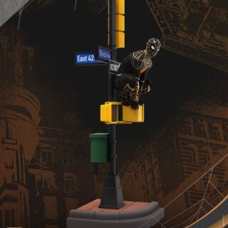 Marvel Diorama - Spider-Man No Way Home D-Stage - Spider-Man Black and Gold Suit Statue (16cm) (Closed Box Version)