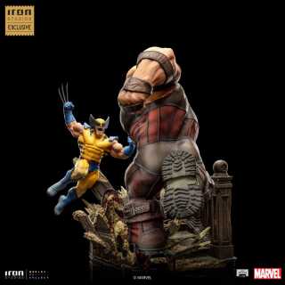 Φιγούρα Statue Iron Studios BDS Art - Marvel - Wolverine Vs Juggernaut (30cm)