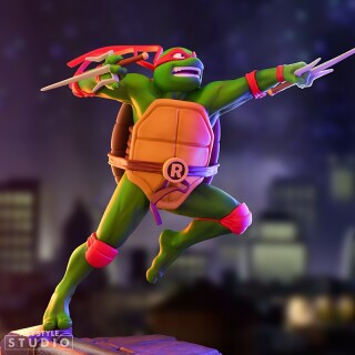 Φιγούρα Statue AbyStyle - Teenage Mutant Ninja Turtles - Raphael #96 (21cm) (1/4)