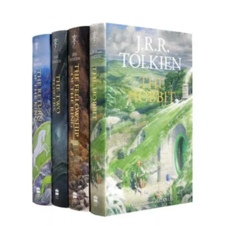 Book - The Lord of the Rings Box Set of 4 - The Hobbit and The Lord of the Rings (Illustrated Edition)