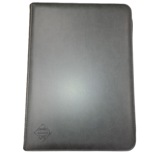 Kaissa Binder - 9 Pocket Premium Zippered - Black (360 Cards)