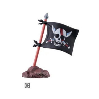 Φιγούρα Banpresto Mini One Piece 25th Anniversary (TV Animation) - WCF - Elbaf Vol.01 - Pirate Flag of the Red Hair Pirates (C) (7cm)