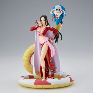 Φιγούρα Banpresto One Piece 25th Anniversary (TV Animation) - The Grandline Series - Boa Hancock with Salome (17cm)