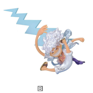 Φιγούρα Banpresto Mini One Piece 25th Anniversary (TV Animation) - WCF - Luffy Gear 5 (Metallic) - Luffy (Lightning) (B) (7cm)