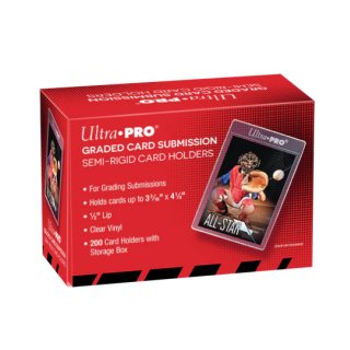 Ultra Pro - Semi-Rigid Card Holders for Greaded Card Submission with 1/2'' Lip (200 Pcs)