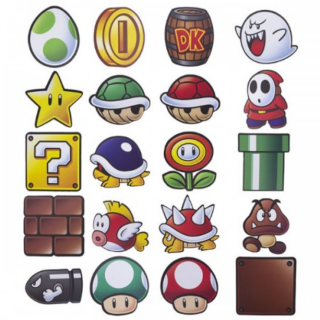 Σουβέρ Coaster - Super Mario Fun Fact (20pcs)
