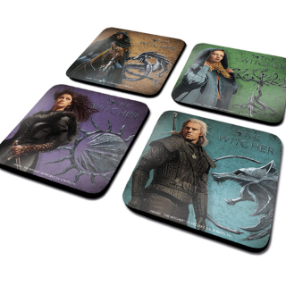 Σουβέρ Coaster - Witcher (4pcs)