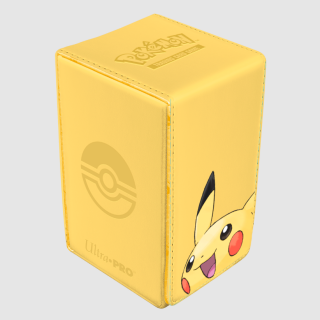 Ultra Pro Deck Box - Alcove Tower (100+) - Pokemon - Pikachu (Yellow)