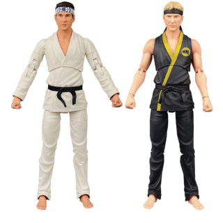 Action Figures Set - Cobra Kai All Valley Champions - Johnny Lawrence and Daniel LaRusso (18cm)