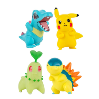 Φιγούρα Jazwares Vinyl Figure - Pokemon Battle Figure Pack - Pikachu / Chikorita / Cyndaquil / Totodile