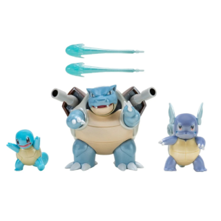 Φιγούρα Jazwares Vinyl Figure - Pokemon Select - Evolution Multi-Pack - Squirtle / Wartortle / Blastoise