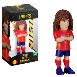 Φιγούρα Minix Figure - Football - Wolrd Cup Legends - Espania - Carles Puyol #136 (22cm)