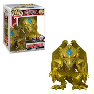 Φιγούρα Funko POP! Super (15cm) Yu-Gi-Oh! - Winged Dragon of Ra (Metallic) (Special Edition) #1098