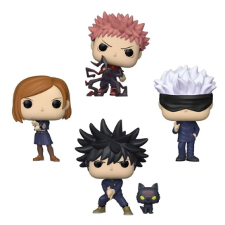 Φιγούρα Funko POP! Jujutsu Kaisen - Yuji Itadori / Megumi Fushiguro / Nobara Kugisaki / Satoru Gojo (Glows in the Dark) (Funko Special Edition) 4-Pack