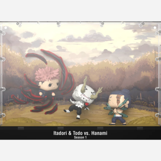 Φιγούρα Funko POP! Deluxe Moment Jujutsu Kaisen - Yuji Itadori / Aoi Todo / Hanami Deluxe #06