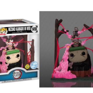 Φιγούρα Funko POP! Deluxe Demon Slayer - Nezuko Kamado in Web (Glows in the Dark) (Special Edition) #1418