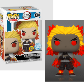 Φιγούρα Funko POP! Demon Slayer - Kyojuro Rengoku (Glows in the Dark) (Special Edition) #1308