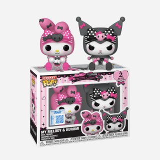 Φιγούρα Funko POP! Pocket 2-Pack My Melody (50th Anniversary) and Kuromi (20th Anniversary) - My Melody and Kuromi