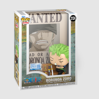 Φιγούρα Funko POP! Cover One Piece - Roronoa Zoro (Wanted Poster) (Special Edition) #2124