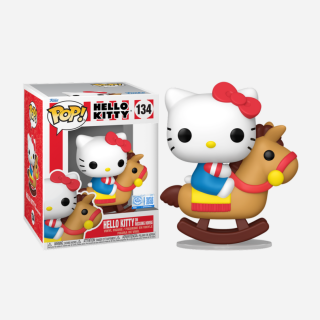 Φιγούρα Funko POP! Premium (12cm) Hello Kitty and Friends - Hello Kitty on Rocking Horse (Special Edition) #134