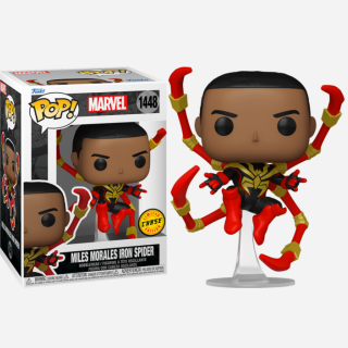 Φιγούρα Funko POP! Marvel - Spider-Man - Miles Morales Iron Spider (Unmasked) (Chase) #1448 (1+1 Pack)