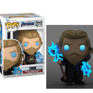 Φιγούρα Funko POP! Marvel - Avengers Endgame - Thor (with Thunder, Mjolnir and Stormbreaker) (Glow Chase) (Funko Special Edition) #1117 (1+1 Pack)