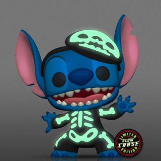 Φιγούρα Funko POP! Disney - Lilo and Stitch - Skeleton Stitch (Funko Special Edition) (Glow Chase) #1234 (1+1 Pack)