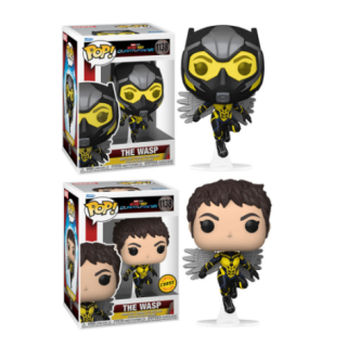 Φιγούρα Funko POP! Marvel - Ant-Man and the Wasp Quantumania - Wasp (Flying) (Unmasked) (Chase) #1138 (1+1 Pack)
