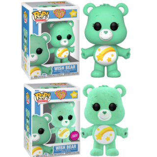 Φιγούρα Funko POP! Care Bears 40th Anniversary - Wish Bear (Flocked Chase) #1207 (1+1 Pack)