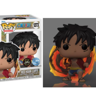 Φιγούρα Funko POP! One Piece - Red Hawk Luffy (Glow Chase) (Special Edition) #1273 (1+1 Pack)