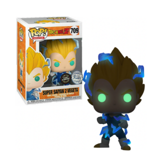 Φιγούρα Funko POP! Dragon Ball Z - Super Saiyan 2 Vegeta (Special Edition) (Glow Chase) #709 (1+1 Pack)